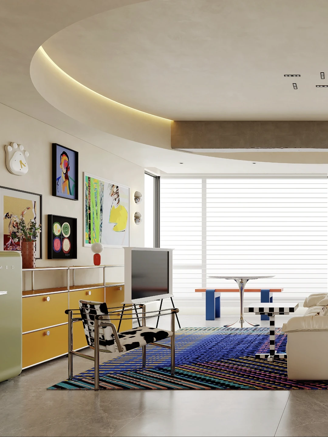 【装修干货】设计风格有点癫，但对e人来说正好