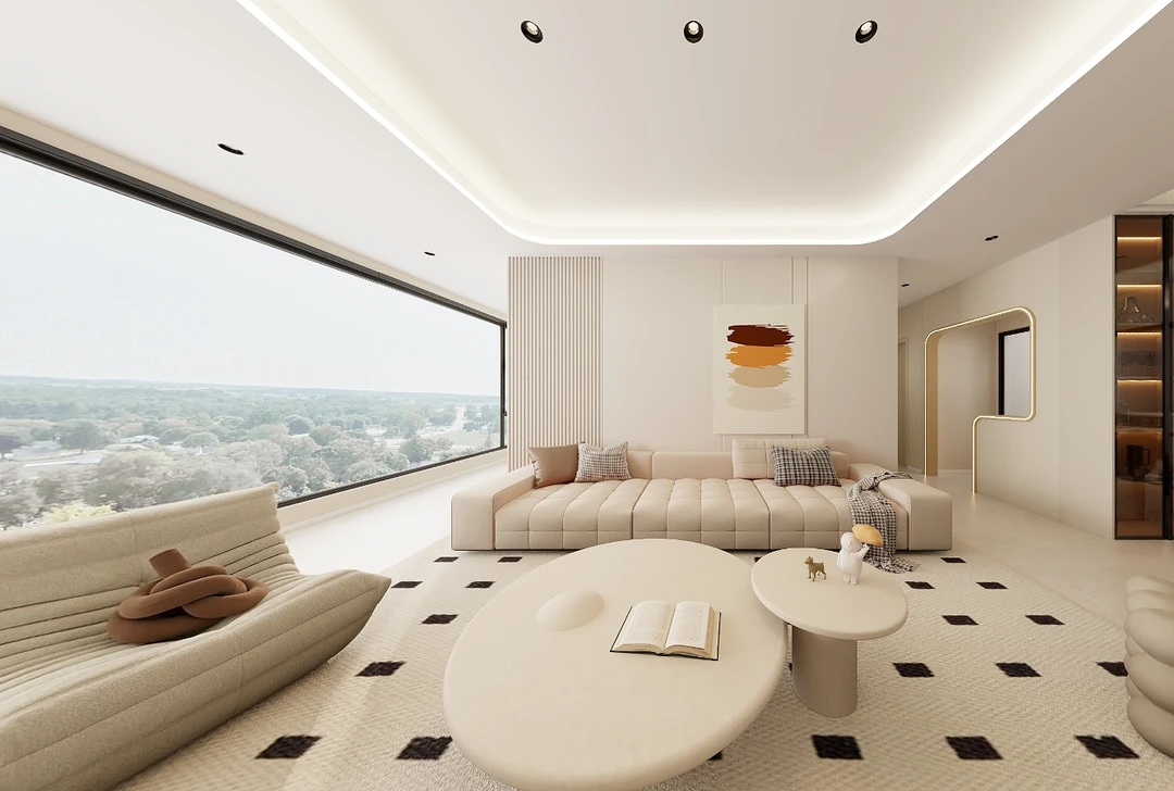 简约风三居室，理想中的温馨家